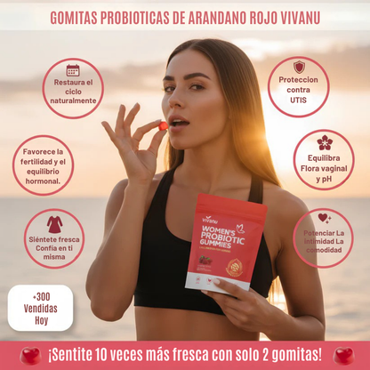 Vivanu: Gomitas Probioticas para mujer